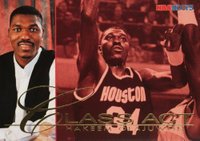 1995 Hoops #241 Hakeem Olajuwon Basketball Card