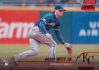 2022 Topps Stadium Club #2 Bobby Witt Jr. Red Foil Baseball Card