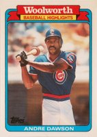 1988 Woolworth #8 Andre Dawson Baseball Card