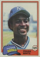 1981 Topps #330 Frank White Baseball Card