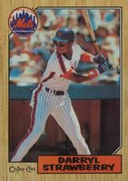 1987 O-Pee-Chee #379 Darryl Strawberry Baseball Card