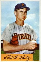 1954 Bowman #59 Bob Schultz Baseball Card