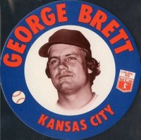 1978 Papa Gino's Discs #36 George Brett Baseball Card