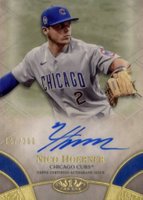 2021 Topps Tier One Break Out Autographs #NHO Nico Hoerner Baseball Card