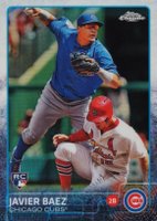 2015 Topps Chrome #89 Javier Baez Refractor Baseball Card