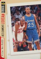 1996 Collector's Choice #362 Michael Jordan/Nick Anderson Basketball Card