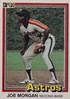 1981 Donruss #18 Joe Morgan Baseball Card
