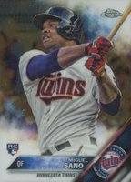 2016 Topps Chrome #104 Miguel Sano Baseball Card