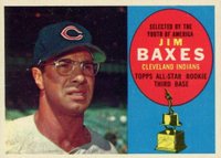 1960 Topps #318 Jim Baxes Baseball Card
