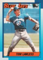 1990 Topps Tiffany #49 Tom Lawless Baseball Card