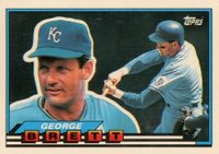 1989 Topps Big Baseball #46 George Brett Baseball Card