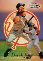 1999 Topps Gold Label Class 1 #22 Derek Jeter Black Label Baseball Card
