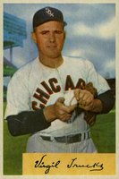 1954 Bowman #198 Virgil Trucks Baseball Card