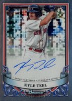 2024 Bowman Sterling Prospect Autographs #PAKT Kyle Teel Baseball Card