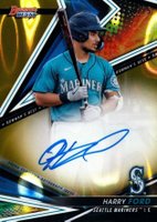 2022 Bowman's Best Best of 2022 Autographs #B22HF Harry Ford Gold Lava Refractor Baseball Card