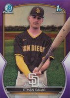 2023 Bowman Chrome Prospects #BCP171 Ethan Salas Purple Baseball Card