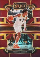 2023 Panini Select #75 Keyonte George Maroon Prizm Basketball Card