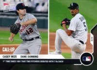 2020 Topps Now #129 Casey Mize/Dane Dunning Baseball Card