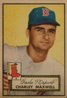 1952 Topps #180g Charley Maxwell Gray back Baseball Card