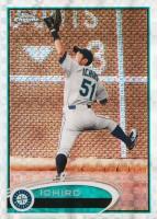 2012 Topps Chrome #100 Ichiro Catching-Xfractor Baseball Card