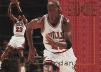 1995 Fleer End to End #9 Michael Jordan Basketball Card