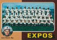 1975 Topps Mini #101 Montreal Expos Team Baseball Card