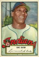 1952 Topps #24b Luke Easter Black Back Baseball Card
