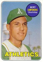 1969 Topps #495 Bert Campaneris Baseball Card