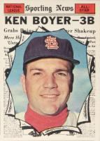 1961 Topps #573 Ken Boyer All-Star Baseball Card