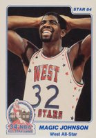 1984 Star All-Star Game Denver Police #21 Magic Johnson Basketball Card