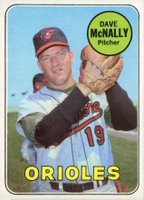 1969 Topps #340 Dave McNally Baseball Card