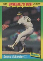 1988 Fleer Baseball's Best #13 Dennis Eckersley Baseball Card