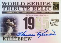2003 Topps Tribute World Series Autograph Relic #HK Harmon Killebrew Baseball Card