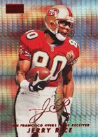 1998 Skybox Premium #125 Jerry Rice Star Rubies Football Card