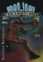 1997 Topps Generations #G8 Dennis Rodman Refractor Basketball Card