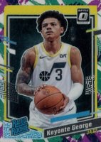 2023 Panini Donruss Optic #223 Keyonte George Jazz Basketball Card