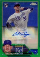 2023 Topps Chrome Update Autograph #ACCRA Cole Ragans Green Baseball Card