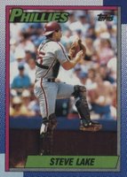 1990 Topps #183 Steve Lake Baseball Card