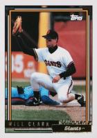1992 Topps Gold #330 Will Clark Winner Baseball Card