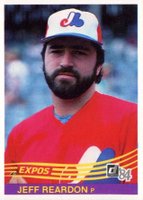 1984 Donruss #279 Jeff Reardon Baseball Card