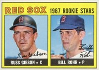 1967 Topps #547 Red Sox Rookies Double print Baseball Card