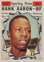 1961 Topps #577 Hank Aaron All-Star Baseball Card