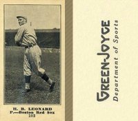1916 Green-Joyce #102 H. B. Leonard Baseball Card