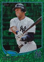 2013 Topps #373 Derek Jeter Emerald Baseball Card