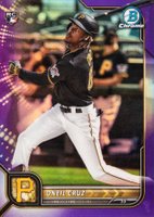 2022 Bowman Chrome #45 Oneil Cruz Purple Refractor Baseball Card