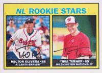 2016 Topps Heritage #180 Hector Olivera/Trea Turner Baseball Card