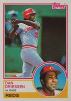 1983 Topps #165 Dan Driessen Baseball Card