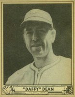 1940 Play Ball #156 Daffy Dean Baseball Card