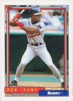 1992 Topps #25 Ron Gant Baseball Card