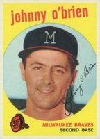 1959 Topps #499 Johnny O'Brien Baseball Card